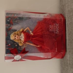 NWT 2018 Holiday Barbie Doll Mattel 30th anniversary